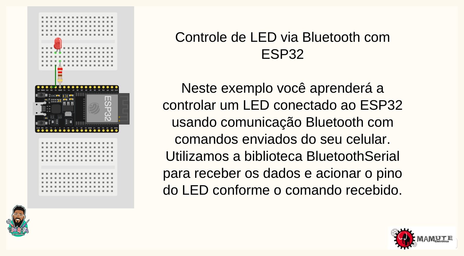Introdução ao controle de LED via Bluetooth com ESP32