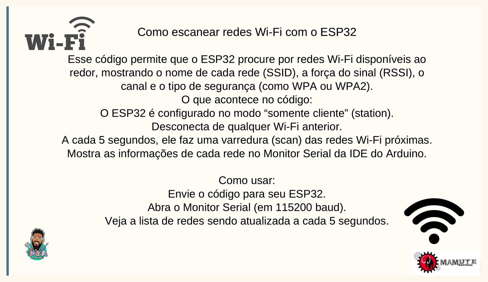 Introdução ao scanner de redes Wi-Fi com ESP32