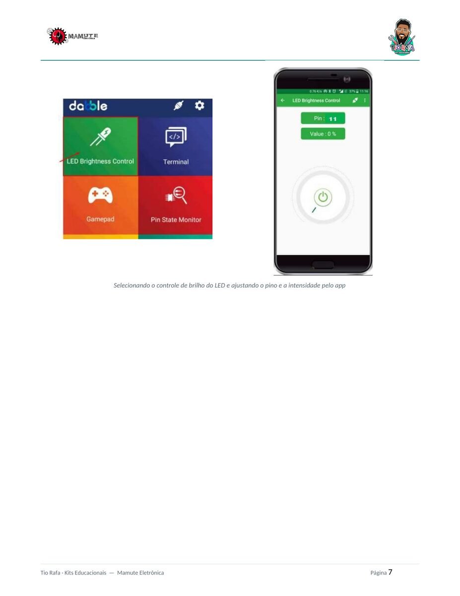 Controle Bluetooth com Arduino e app Dabble