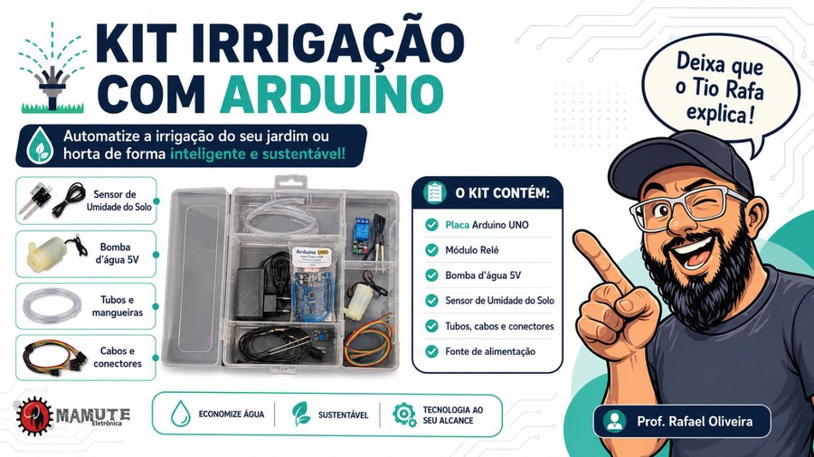 Sistema de irrigação automatizada com Arduino