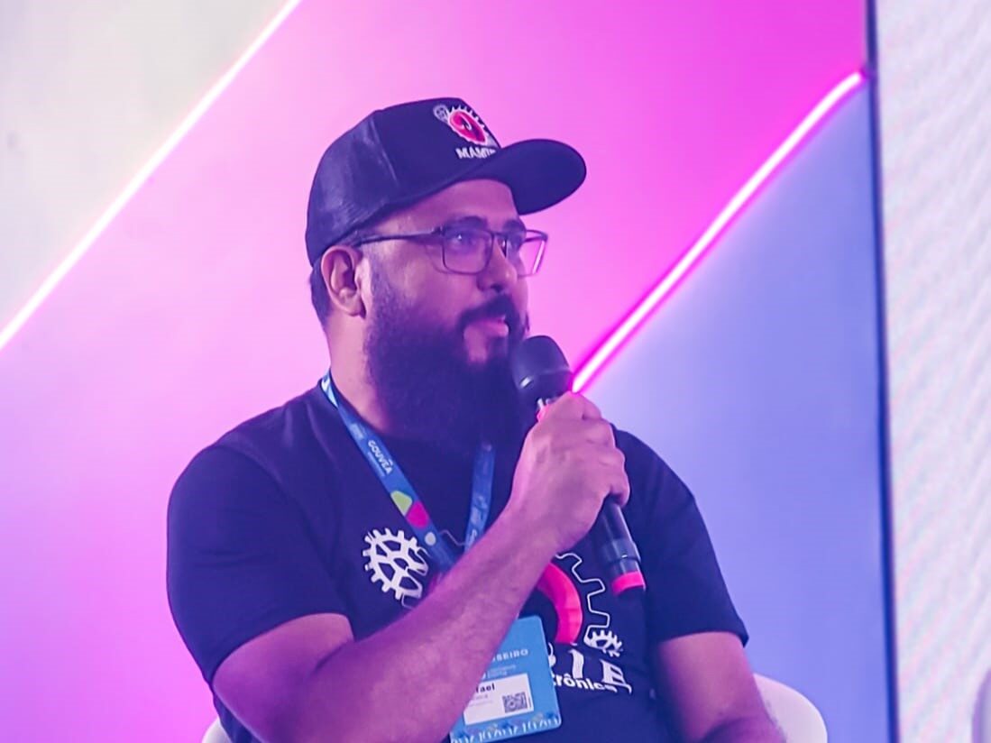 Tio Rafa no palco da Campus Party 15 - 2023